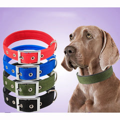 Solid Dog Collars Nylon Dog Collar For Small Medium Large Dog