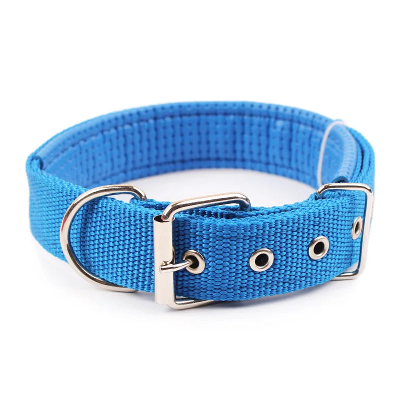 Solid Dog Collars Nylon Dog Collar For Small Medium Large Dog