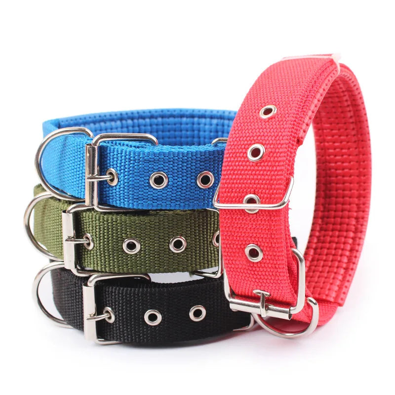 Solid Dog Collars Nylon Dog Collar For Small Medium Large Dog