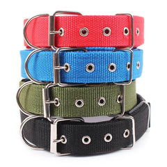 Solid Dog Collars Nylon Dog Collar For Small Medium Large Dog