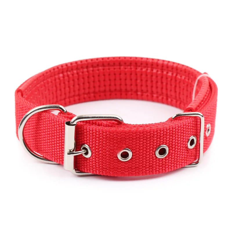 Solid Dog Collars Nylon Dog Collar For Small Medium Large Dog