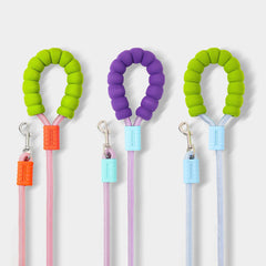 150cm Long Dog Leash with Foam Handle Cushioning Shock-Absorbing