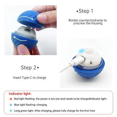 Moving Bouncing Rolling Ball Smart puppy Interactive Dog Chew Toy Ball