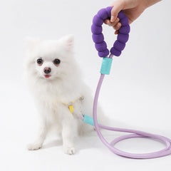 150cm Long Dog Leash with Foam Handle Cushioning Shock-Absorbing