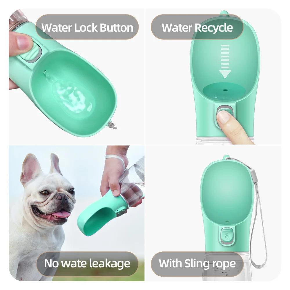 Portable Dog Water Bottle For Small Large Dogs Outdoor Walking