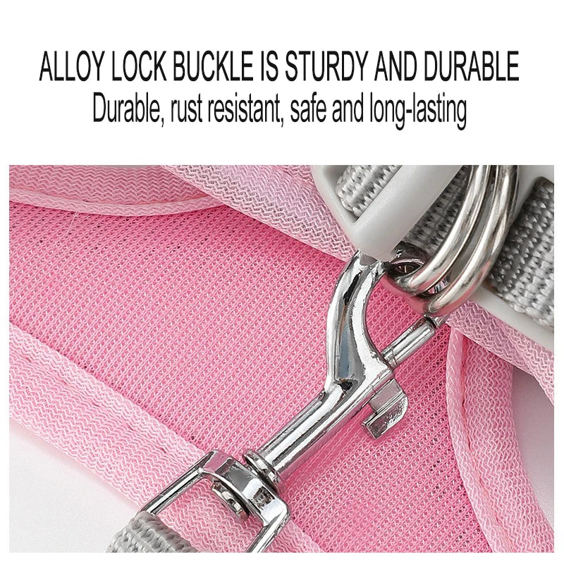 Orange Pink Green Blue Small Dog Large Dog Harness